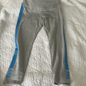 Gray and Blue Kids Leggings